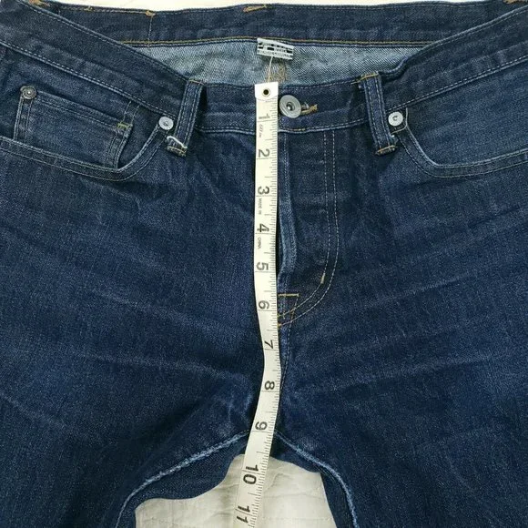 RGT Rogue Territory Selvedge Blue Jeans Mens Measure 31x30 Button Fly